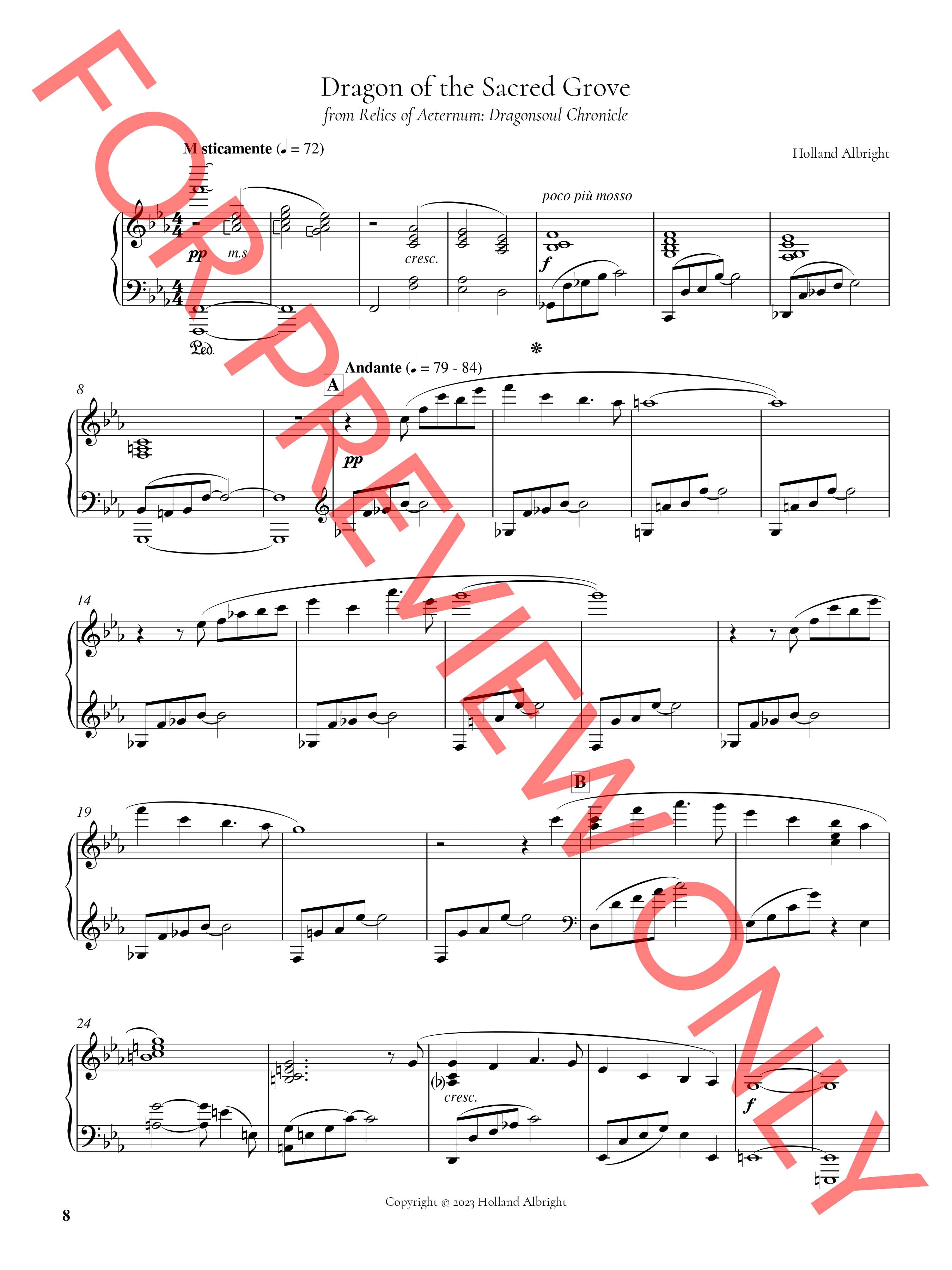 Relics of Aeternum (Piano Collection)