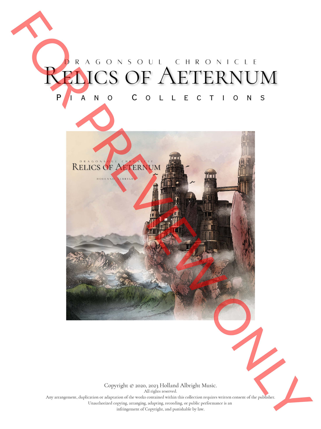 Relics of Aeternum (Piano Collection)