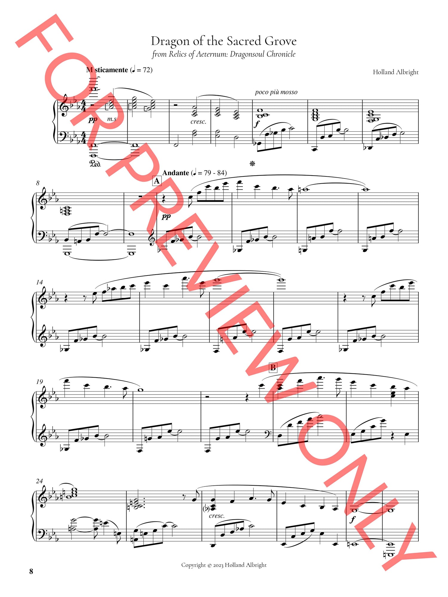 Relics of Aeternum (Piano Collection)