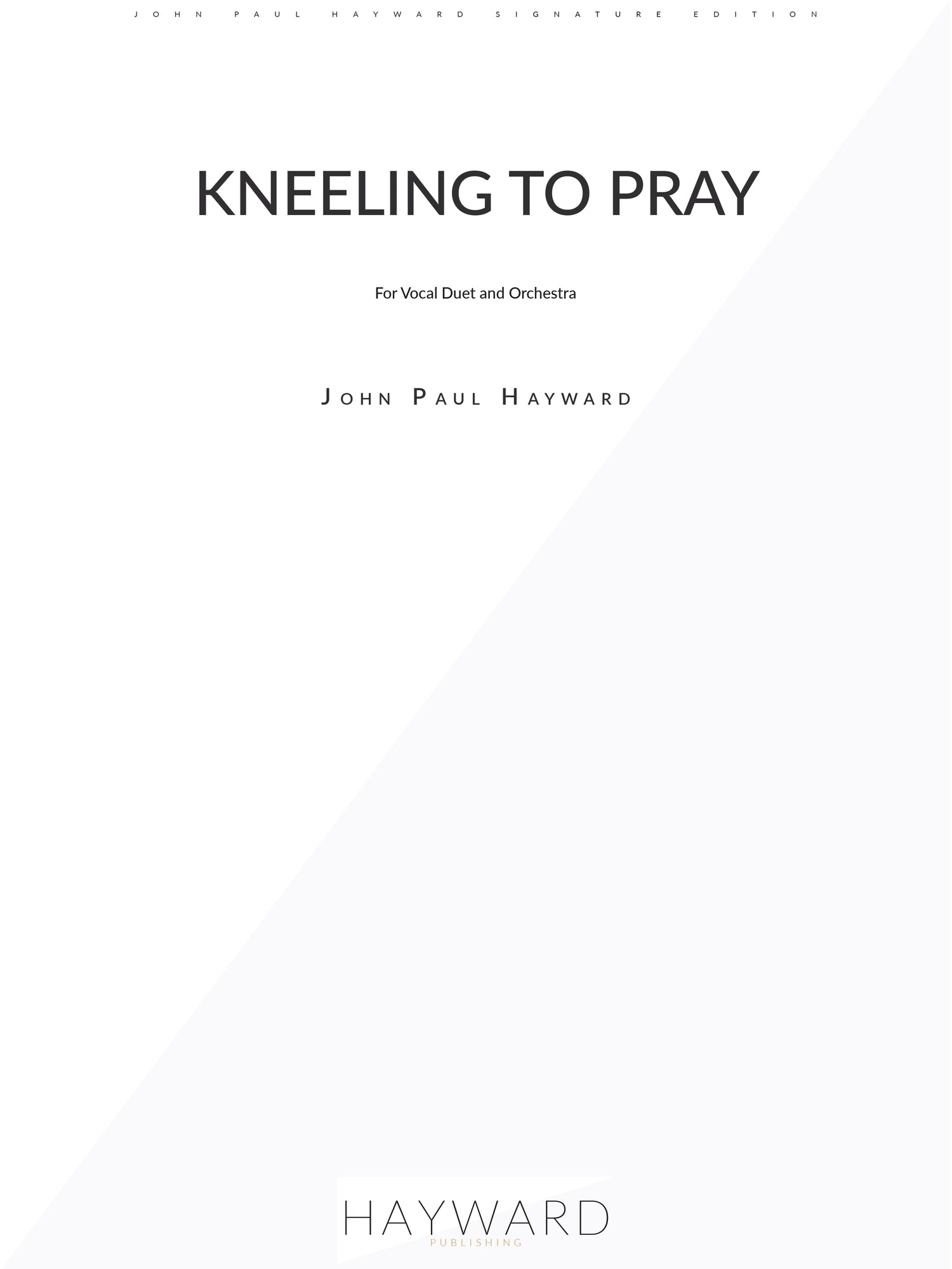 Kneeling to Pray
