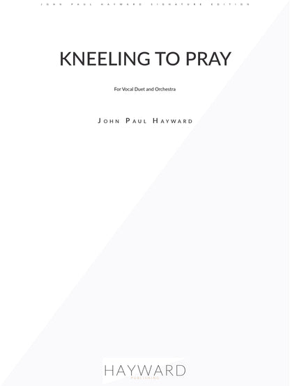 Kneeling to Pray