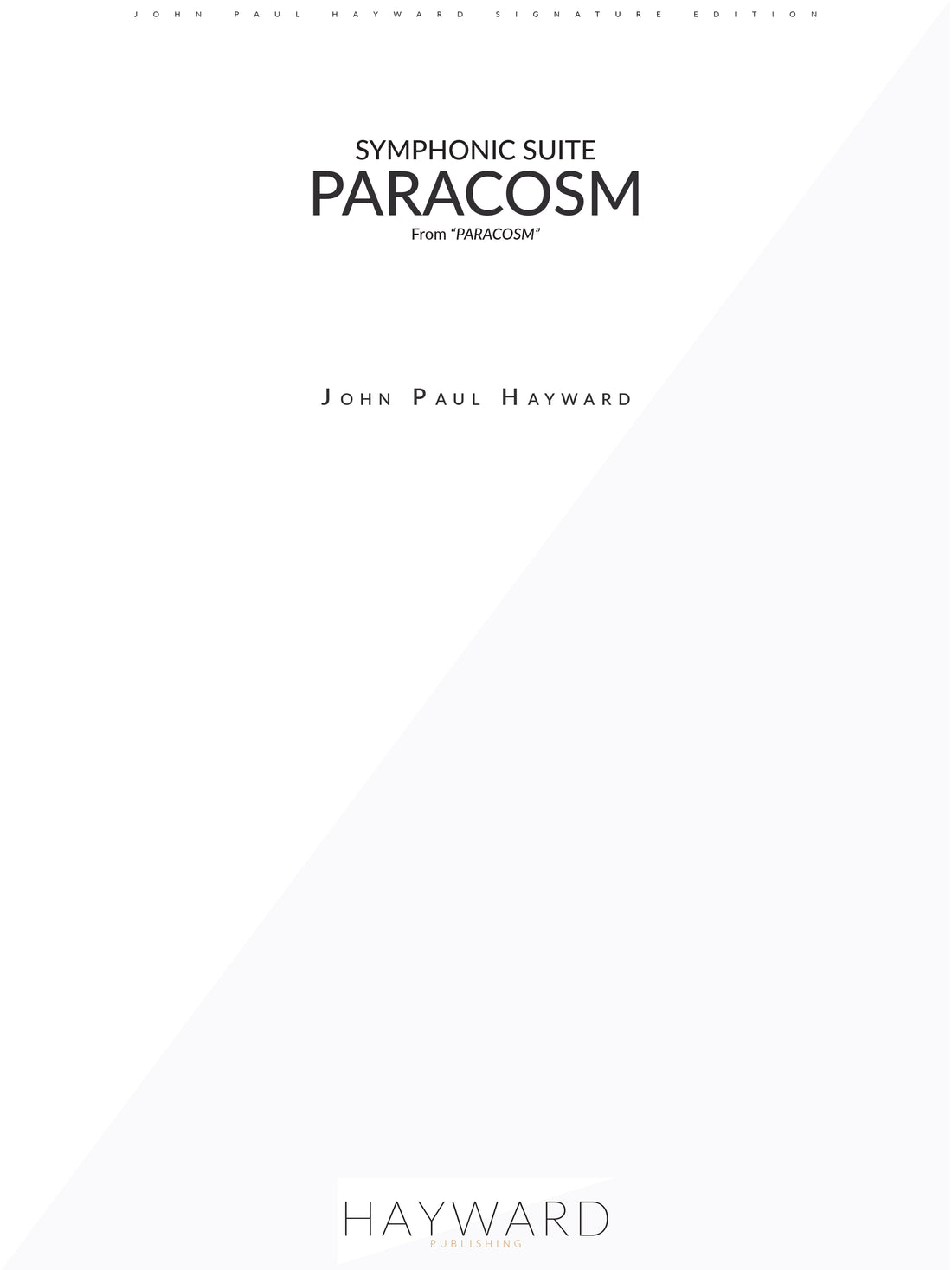 Symphonic Suite from &quot;Paracosm&quot;