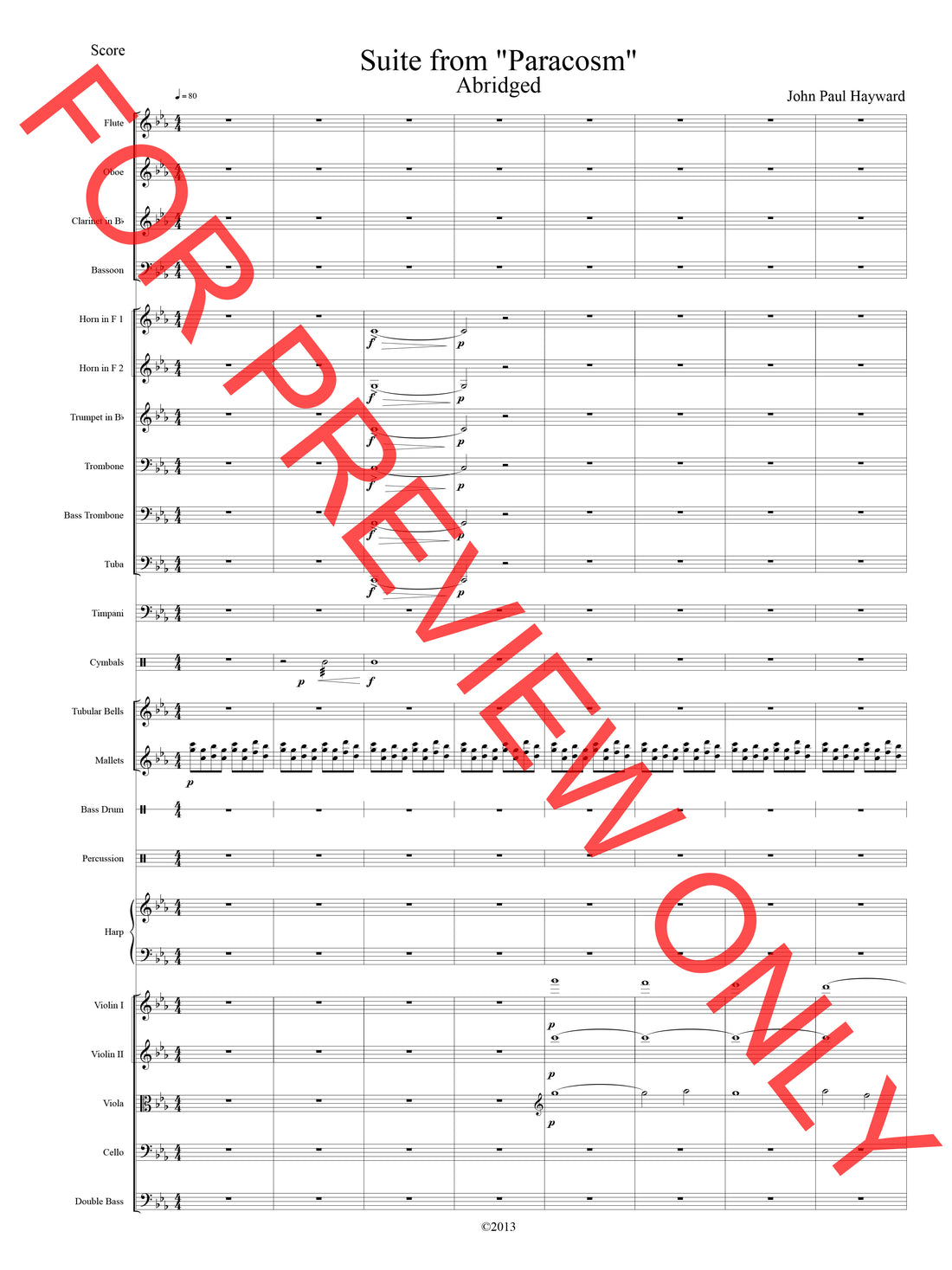 Symphonic Suite from &quot;Paracosm&quot;